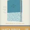 Santa Biblia NTV, Edicion de referencia ultrafina, letra grande (Semipiel, Azul)