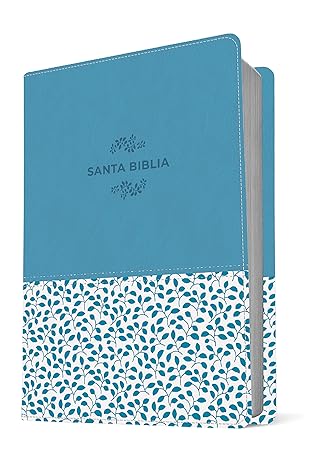 Santa Biblia NTV, Edicion de referencia ultrafina, letra grande (Semipiel, Azul)