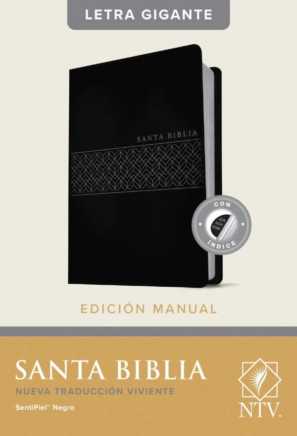 Santa Biblia NTV, Edicion manual, letra gigante, con índice