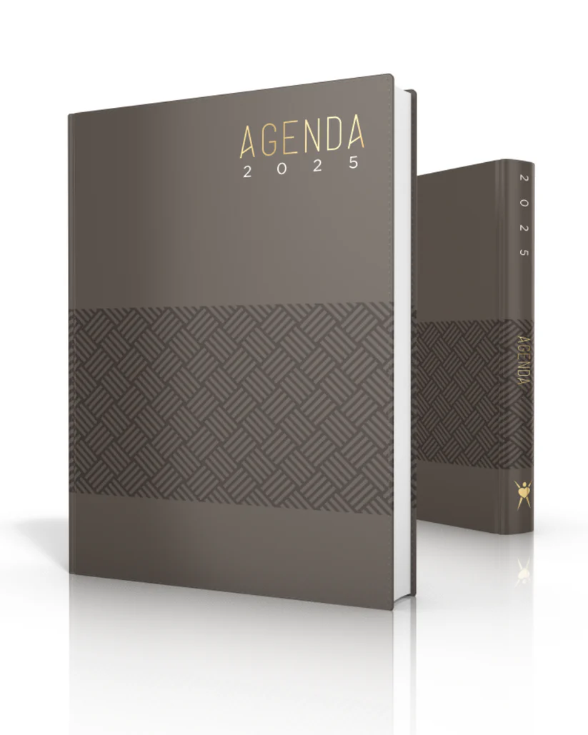 Agenda 2025 Marrón Piel