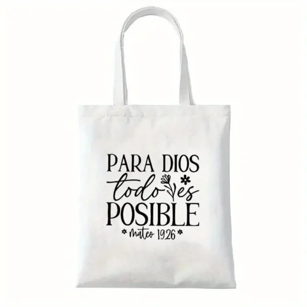 Tote Bag - Para Dios Todo es Posible