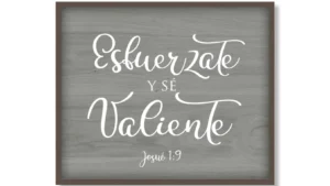 Cuadro Blackboard - Esfuerzate y Se Valiente