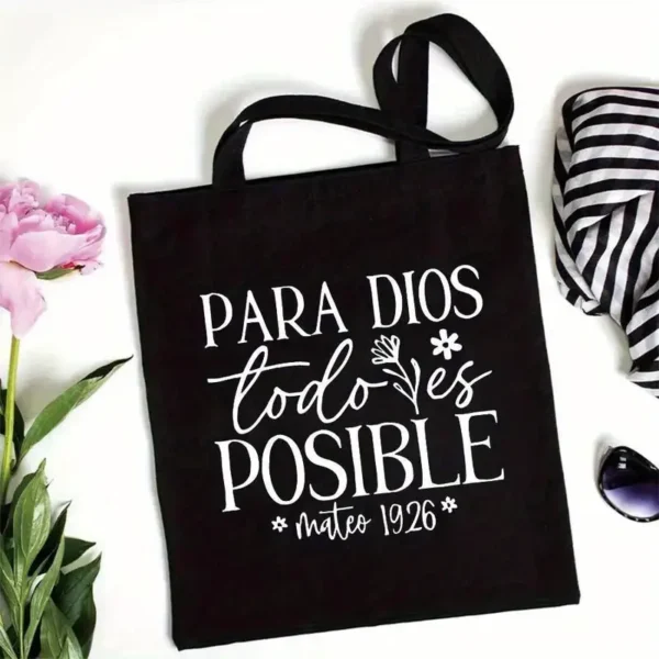 Tote Bag - Para Dios Todo es Posible - N