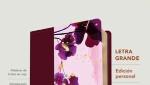 Santa Biblia NTV, Edición personal, letra grande - SentiPiel Jardín Morado