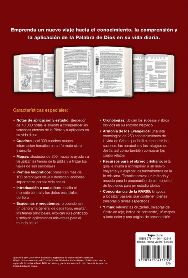 Biblia de estudio del diario vivir RVR60
