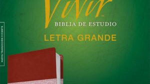 Biblia de Estudio del Diario Vivir NTV, Letra Grande - Vino Rosa