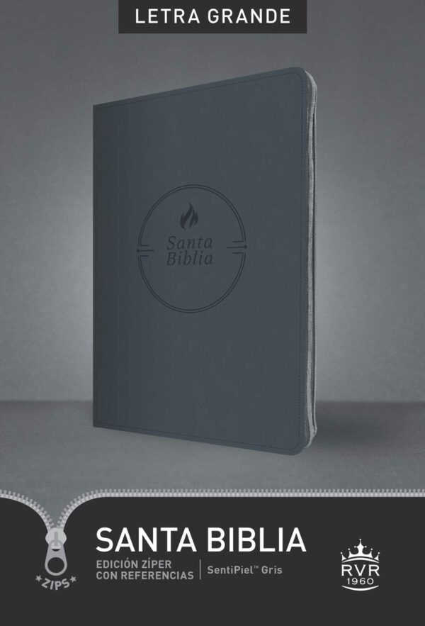 Biblia RVR60, Edición Zíper con Referencias, Letra Grande