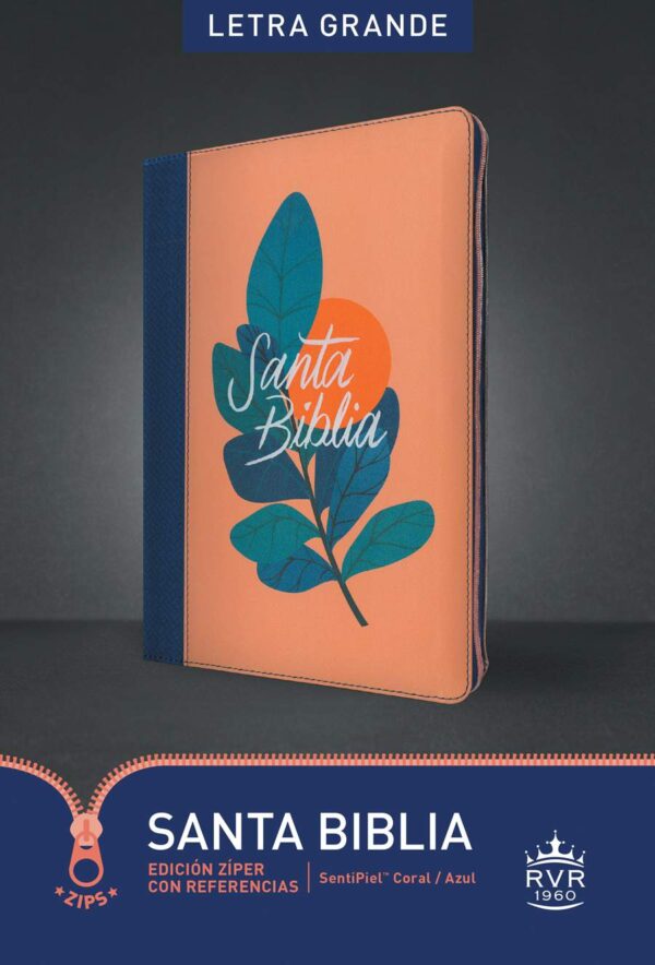 Biblia RVR60, Edición Zíper con Referencias, Letra Grande