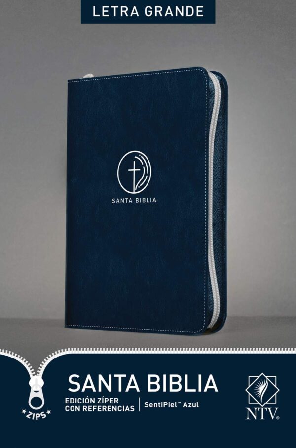 Santa Biblia NTV, Edición Zíper con Referencias, Letra Grande