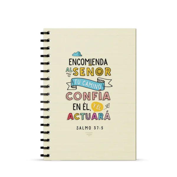 Journal “Encomienda al Señor tu camino” – Salmo 37:5 (RVR)