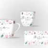 Taza “Bendecida” – Efesios 1:3 | Colección Elegance