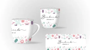Taza “Bendecida” – Efesios 1:3 | Colección Elegance