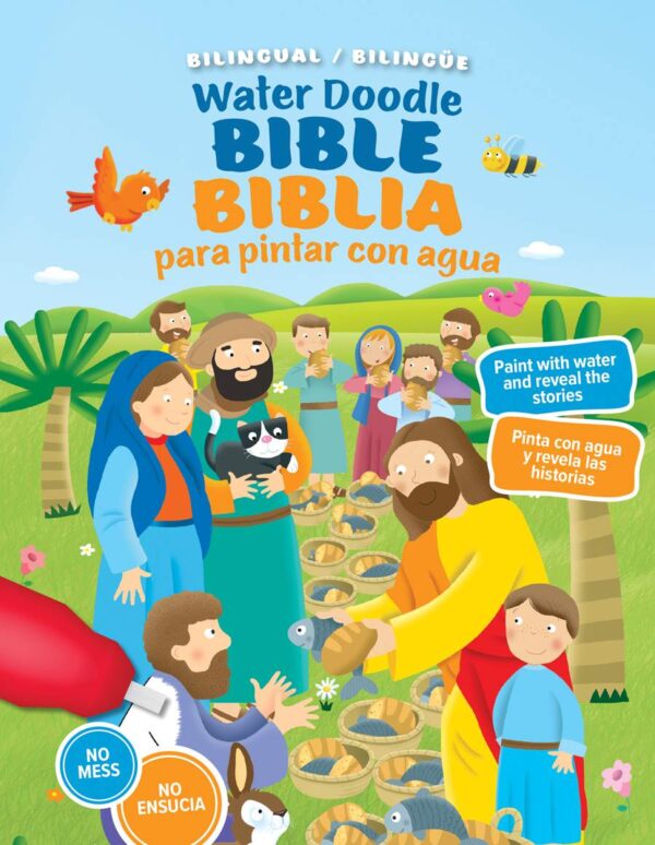 Water Doodle Bible / Biblia para pintar con agua (bilingüe)