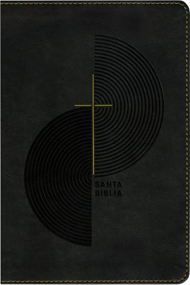 Biblia compacta NTV, letra gigante con Filament - SentiPiel Gris