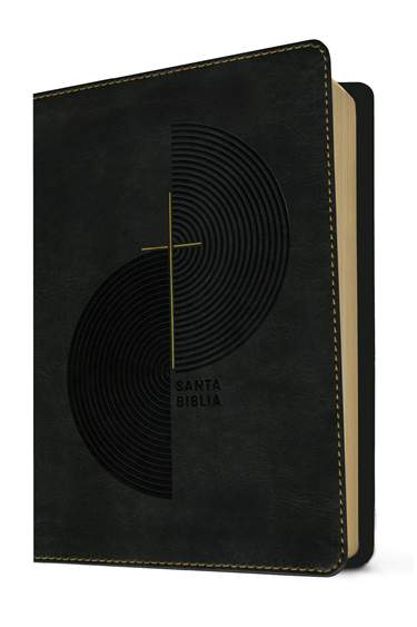 Biblia compacta NTV, letra gigante con Filament - SentiPiel Gris