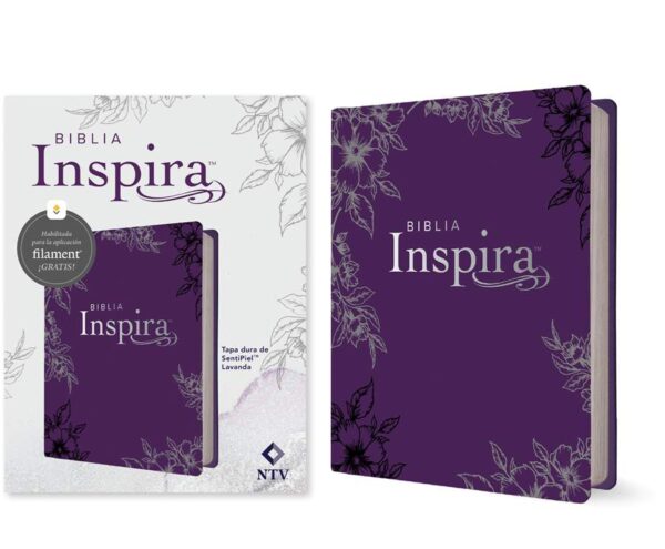 Biblia Inspira NTV con Filament – Tapa dura, Edición Lavanda