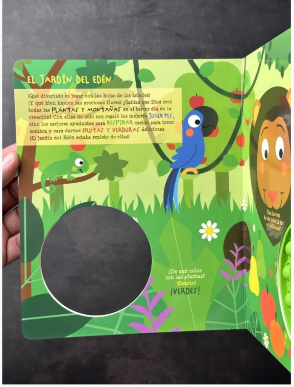 Aventuras bíblicas en los jardines – Colección Lee y Juega