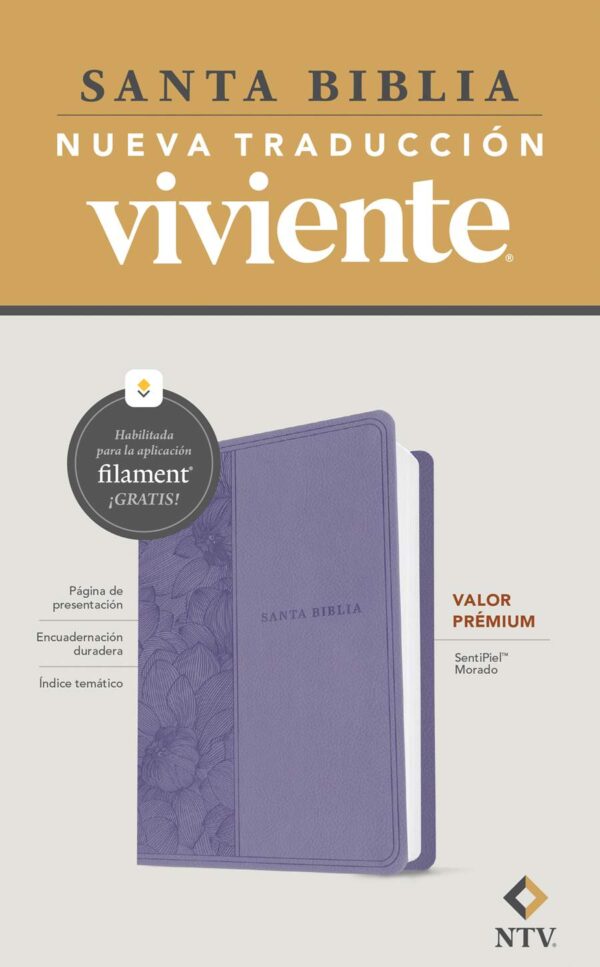 Biblia valor prémium NTV con Filament
